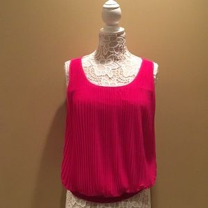 LOFT pleated tank